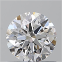 Natural Diamond 0.81 Carats, Round with Excellent Cut, F Color, VVS2 Clarity and Certified by GIA
