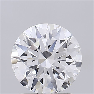 Picture of Lab Grown Diamond 1.57 Carats, Round with Excellent Cut, F Color, VS1 Clarity and Certified by IGI
