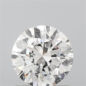 Picture of Natural Diamond 0.75 Carats, Round with Very Good Cut, E Color, I1 Clarity and Certified by GIA
