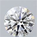 Natural Diamond 0.70 Carats, Round with Excellent Cut, J Color, VS1 Clarity and Certified by GIA