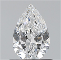Diamante Natural 0.70 quilates, De pera , Color D, claridad VS2 y certificado GIA