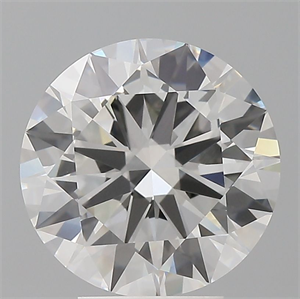 Picture of Lab Grown Diamond 4.56 Carats, Round with Excellent Cut, E Color, VVS2 Clarity and Certified by IGI