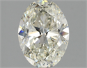 Natural Diamond 1.50 Carats, Oval with  Cut, J Color, SI2 Clarity and Certified by GIA