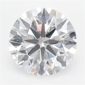 Picture of Lab Grown Diamond 2.27 Carats, Round with Ideal Cut, D Color, IF Clarity and Certified by IGI