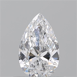 Picture of Natural Diamond 0.50 Carats, Pear with  Cut, D Color, VS2 Clarity and Certified by GIA