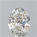 Natural Diamond 1.50 Carats, Oval with  Cut, I Color, VVS2 Clarity and Certified by GIA