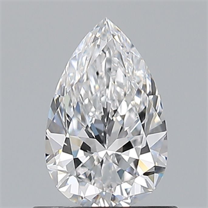 Picture of Natural Diamond 0.70 Carats, Pear with  Cut, D Color, VS1 Clarity and Certified by GIA