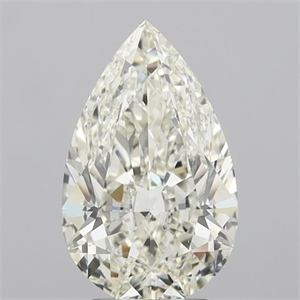 Foto Diamante Natural 3.01 quilates, De pera , Color J, claridad VVS1 y certificado IGI de