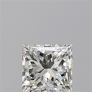 Picture of Natural Diamond 0.60 Carats, Princess with  Cut, I Color, VS1 Clarity and Certified by GIA