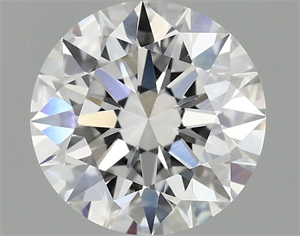 Picture of Lab Grown Diamond 1.10 Carats, Round with Ideal Cut, D Color, VVS2 Clarity and Certified by IGI