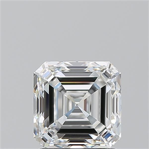Picture of Natural Diamond 1.70 Carats, Asscher with  Cut, F Color, VVS2 Clarity and Certified by GIA