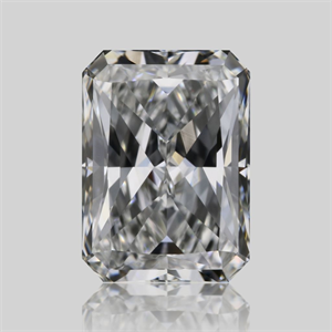Picture of Natural Diamond 1.02 Carats, Radiant with  Cut, F Color, VVS2 Clarity and Certified by GIA