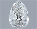 Diamante Natural 0.40 quilates, De pera , Color H, claridad SI1 y certificado GIA