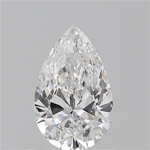 Picture of Natural Diamond 0.70 Carats, Pear with  Cut, E Color, SI1 Clarity and Certified by GIA