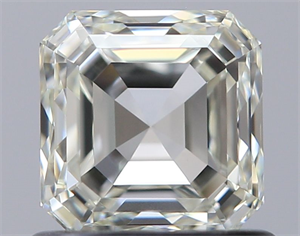 Foto Diamante Natural 0.90 quilates, Asscher , Color K, claridad VVS1 y certificado GIA de