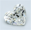 Natural Diamond 4.02 Carats, Heart with  Cut, J Color, SI1 Clarity and Certified by GIA