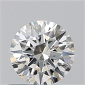 Natural Diamond 0.50 Carats, Round with Excellent Cut, H Color, VS1 Clarity and Certified by GIA