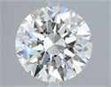 Diamante Natural 3.02 quilates, Redondo , Color H, claridad VS1 y certificado GIA