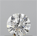Diamante Natural 0.40 quilates, Redondo , Color D, claridad VS2 y certificado GIA