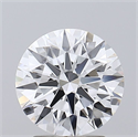 Lab Grown Diamond 2.54 Carats, Round with Ideal Cut, D Color, VVS2 Clarity and Certified by IGI