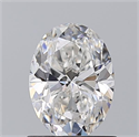 Natural Diamond 1.01 Carats, Oval with  Cut, F Color, VS2 Clarity and Certified by GIA
