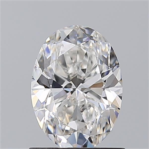 Picture of Natural Diamond 1.01 Carats, Oval with  Cut, F Color, VS2 Clarity and Certified by GIA