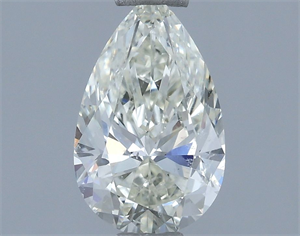 Picture of Natural Diamond 0.81 Carats, Pear with  Cut, I Color, SI1 Clarity and Certified by IGI