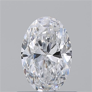 Picture of Natural Diamond 0.70 Carats, Oval with  Cut, D Color, VVS1 Clarity and Certified by GIA