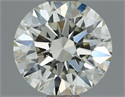 Natural Diamond 0.72 Carats, Round with Excellent Cut, K Color, VVS1 Clarity and Certified by IGI