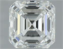 Natural Diamond 0.90 Carats, Asscher with  Cut, H Color, SI1 Clarity and Certified by GIA