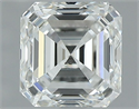 Natural Diamond 0.90 Carats, Asscher with  Cut, H Color, SI1 Clarity and Certified by GIA