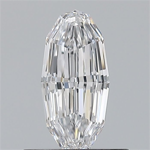 Picture of Natural Diamond 0.50 Carats, Oval with  Cut, D Color, VVS2 Clarity and Certified by GIA