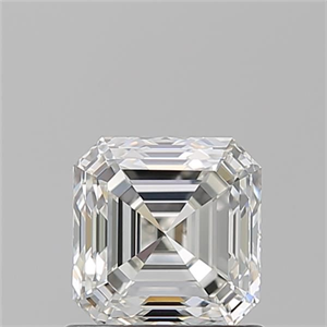 Picture of Natural Diamond 1.01 Carats, Asscher with  Cut, I Color, VVS1 Clarity and Certified by GIA