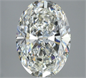 Natural Diamond 3.01 Carats, Oval with  Cut, I Color, VVS2 Clarity and Certified by GIA