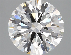 Picture of Lab Grown Diamond 3.07 Carats, Round with Ideal Cut, H Color, VS1 Clarity and Certified by IGI