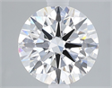 Del inventario de diamantes de laboratorio, 2.23 quilates, Redondo , Color D, claridad VS1 y certificado GIA