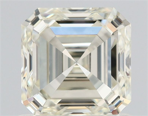 Picture of Natural Diamond 1.05 Carats, Asscher with  Cut, K Color, IF Clarity and Certified by IGI