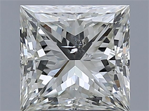 Picture of Natural Diamond 1.50 Carats, Princess with  Cut, H Color, SI2 Clarity and Certified by HRD