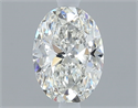 Diamante Natural 0.40 quilates, Ovalado , Color H, claridad SI1 y certificado GIA