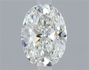 Foto Diamante Natural 0.40 quilates, Ovalado , Color H, claridad SI1 y certificado GIA de