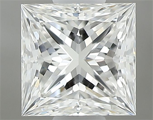 Foto Diamante Natural 0.50 quilates, Princesa , Color G, claridad VS1 y certificado GIA de