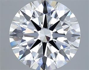 Picture of Lab Grown Diamond 4.02 Carats, Round with Excellent Cut, F Color, VS1 Clarity and Certified by GIA