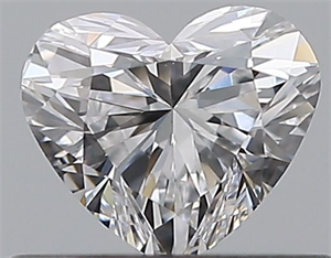Picture of Natural Diamond 0.36 Carats, Heart with  Cut, D Color, VS2 Clarity and Certified by GIA