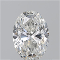 Natural Diamond 0.70 Carats, Oval with  Cut, G Color, VS1 Clarity and Certified by GIA