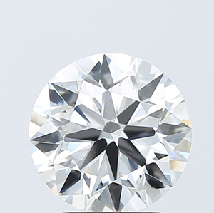 Picture of Lab Grown Diamond 3.01 Carats, Round with Excellent Cut, E Color, VVS2 Clarity and Certified by IGI
