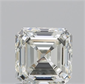 Natural Diamond 1.01 Carats, Asscher with  Cut, K Color, VVS1 Clarity and Certified by GIA