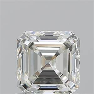 Picture of Natural Diamond 1.01 Carats, Asscher with  Cut, K Color, VVS1 Clarity and Certified by GIA