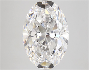 Picture of Natural Diamond 5.02 Carats, Oval with  Cut, D Color, FL Clarity and Certified by GIA