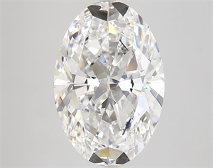 Picture of Natural Diamond 5.02 Carats, Oval with  Cut, D Color, FL Clarity and Certified by GIA