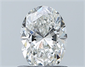 Natural Diamond 0.70 Carats, Oval with  Cut, G Color, VS1 Clarity and Certified by GIA